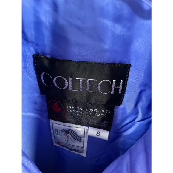 VTG COLTECH PURPLE SKI JACKET COAT 8‎ WOMENS - Picture 5 of 6